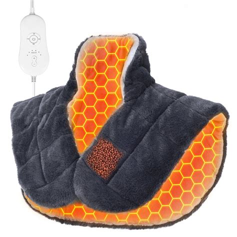 UTK Weighted Heating Pad for Neck and Shoulders and Back, 24 "x 20 ...