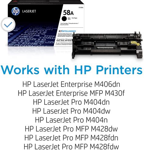 Buy Original HP 58A Black Toner Cartridge | Works with HP LaserJet ...