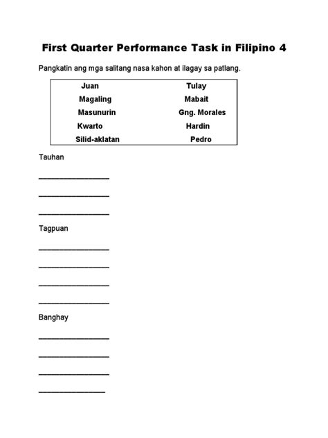 Performance Task Examples in Filipino 1 的图像结果