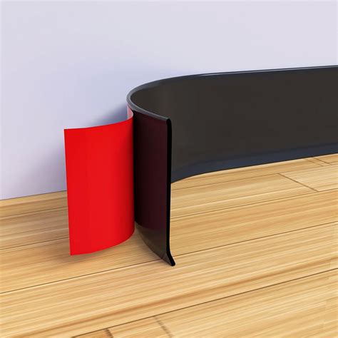 Flextrim Baseboard Trim - Vinyl Cove Base Peel and Stick Baseboards ...