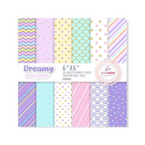 Pattern Paper Sheets for Craft, Scrapbook & Decoration