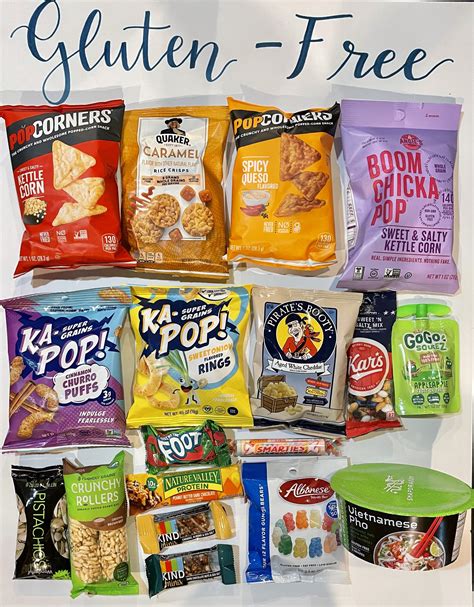 Snack Pack Gluten Free at Sean Swick blog