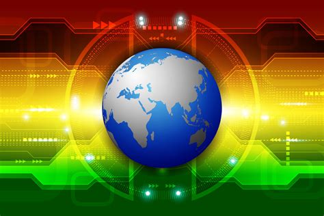 Transparent Technology World Background 的图像结果