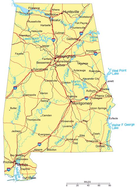 Map Florida Alabama Line at Julian Lentini blog