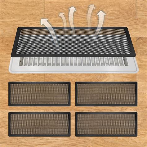 Floor Register Vent Cover, 6"x12" Sticky Air Vent Screen Mesh Covers ...