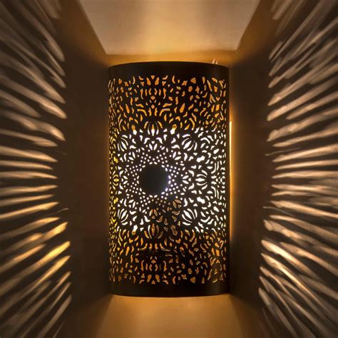 Buy HOMESAKE Steel Moroccan Wall Lamp from Homesake at just INR 1998.0