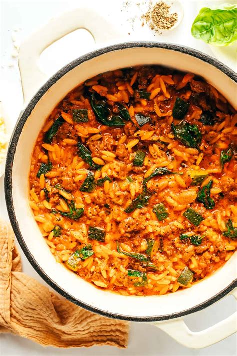 Italian Sausage Orzo Pasta at Mildred Fulcher blog