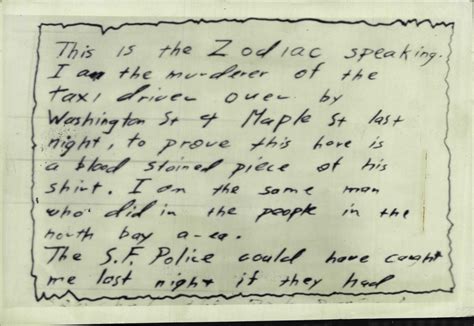 Zodiac Killer Ciphers