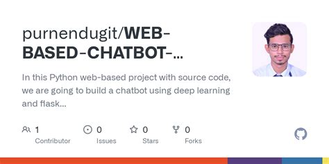 GitHub - purnendugit/WEB-BASED-CHATBOT-USING-FLASK-API: In this Python ...