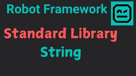 Image result for String Robot Framework