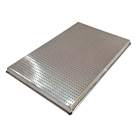 Assadeira Perfurada 70 x 58 x 2 cm Alumínio 0,5 mm - Dognini