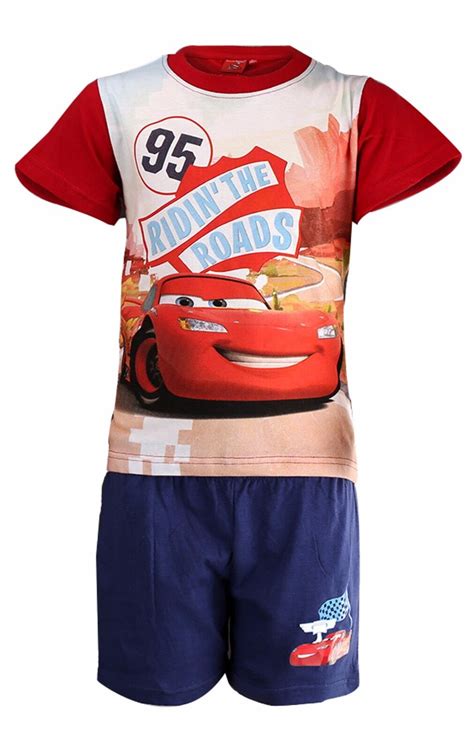 Buy Boys Disney Cars Lighting McQueen Long/Short Pyjamas Nightwear PJS ...
