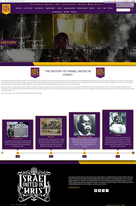 Israel United in Christ - Canary Mission