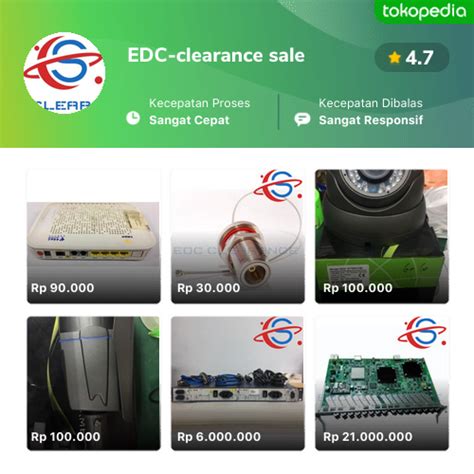 Toko EDC-clearance sale Online - Produk Lengkap & Harga Terbaik | Tokopedia