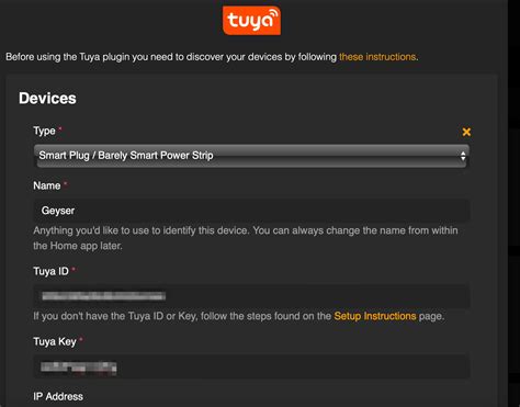 Configure a Tuya smart switch to run locally and connect it to ...