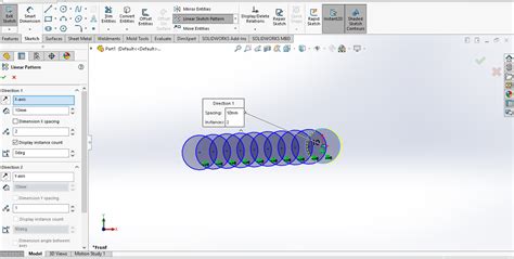 Image result for SolidWorks Pattern Tutorial