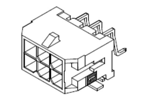 43045-1211 Molex | Molex Micro-Fit 3.0 Series Right Angle Surface Mount ...
