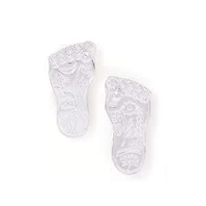 Om Chirag Creation Pure Silver Charan Paduka, Chaandi Ke Charan Paduka ...