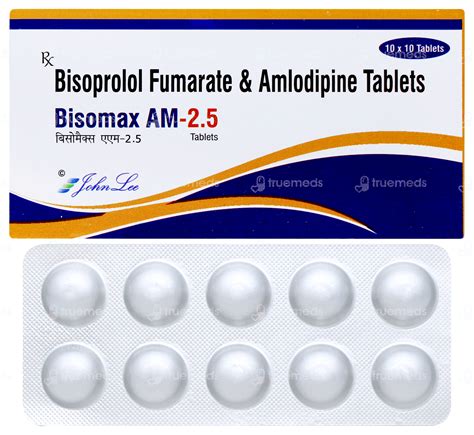 Bisomax Am 5/2.5 MG | Order Bisomax Am 5/2.5 MG Tablet Online at Truemeds
