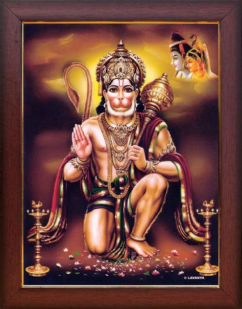 Garuda Photos Hanuman With Rama And Sita Photo Frame Hanuman ...