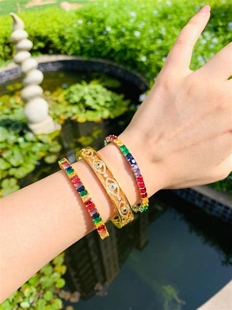 Studded Evil Eye Bracelet – www.zewar.co