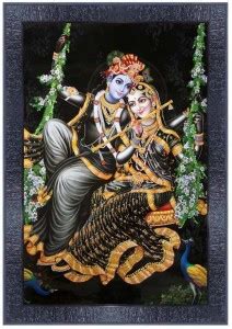 pnf Radha Krishna Religious Frame Price in India - Buy pnf Radha ...