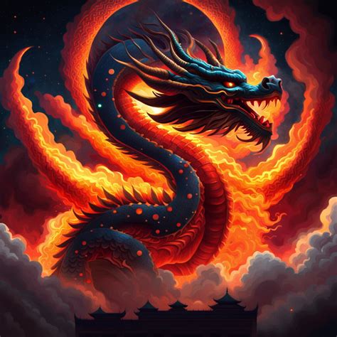 Chinese Dragon Breathe Fire