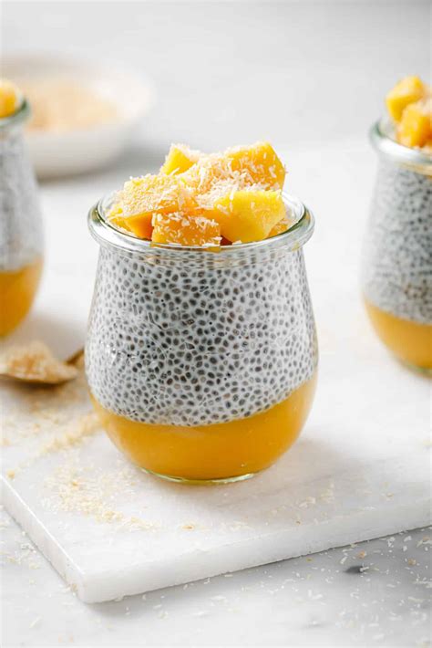 20-Minute Mango Coconut Chia Pudding