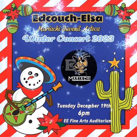 EE Mariachi Winter Concert 2023, Edcouch Elsa Fine Arts, December 19 ...