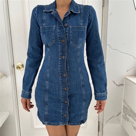 Zara | Dresses | Zara Denim Dress | Poshmark