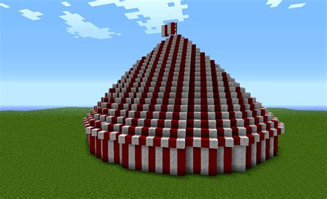 Minecraft Circus Tent Tutorial 的图像结果