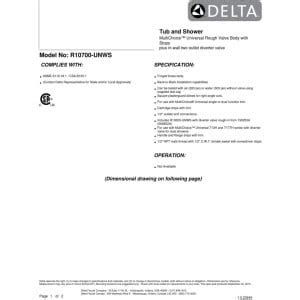 Buy Delta MultiChoice® Universal Valve Body Rough-In Kit with In-Wall ...