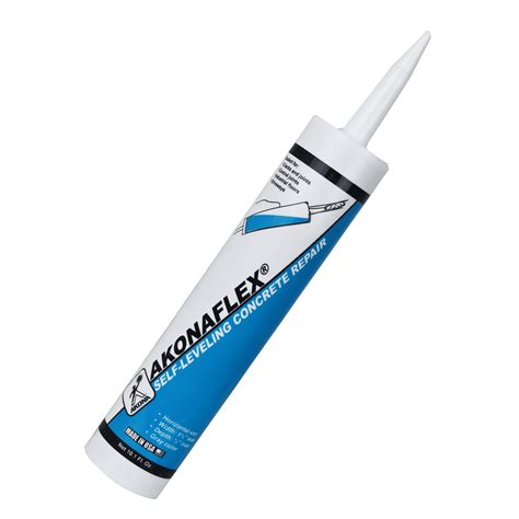Akonaflex Self-Leveling Concrete Repair - Crack Filler Caulk, Gray ...