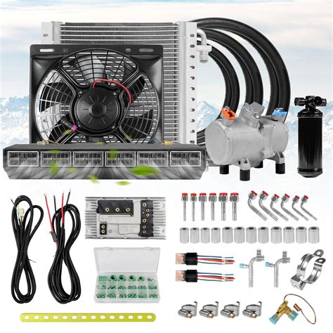 Universal Car Electric Air Conditioner Compressor 12V 24V for Heavy ...
