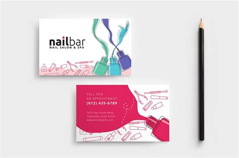 Nail Salon Business Cards 的图像结果