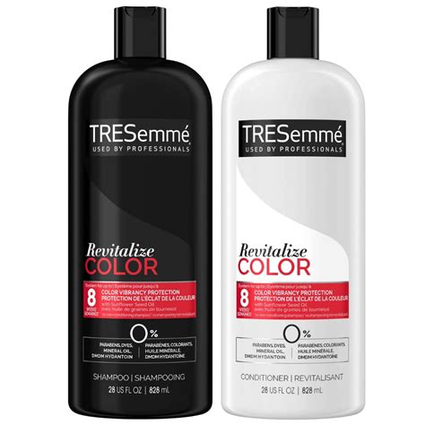 Tresemme Shampoo and Conditioner Set, Color Revitalize, Protects Hair ...