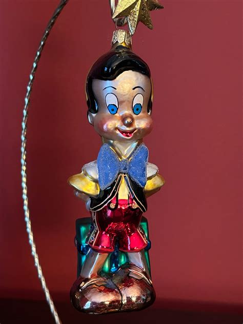 Rare 1996 Christopher Radko Pinocchio Walt Disney Ornament. Retired and ...