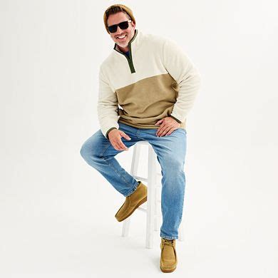 Big & Tall Sonoma Goods For Life® Quarter Zip Arctic Fleece