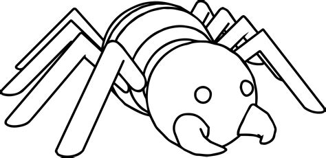 Printable Spider Coloring Pages