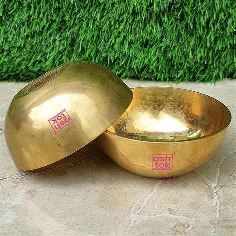 Kansa / Bronze Bowl Set , Authentic Bronze Bowls with Glossy Finish ...