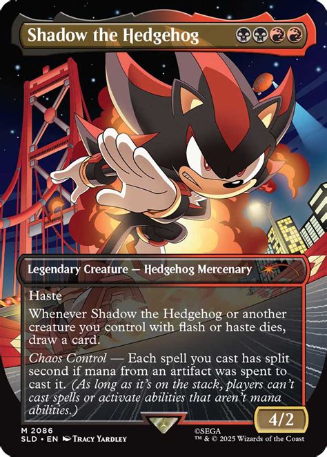 Magic The Gathering Sets Sonic the Hedgehog Secret Lair Cards