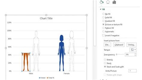 Male Female Chart in Excel 的图像结果
