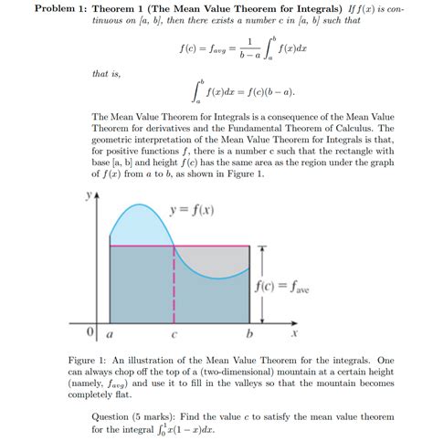 Image result for Mean Value Theorem for Definite Integrals