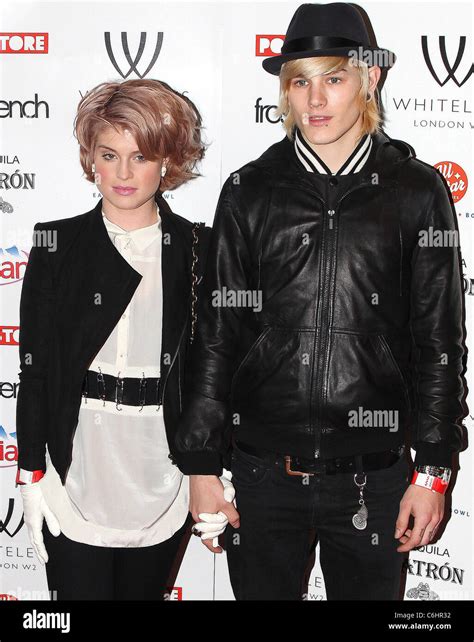 Kelly Osbourne and boyfriend Luke Worrall arrive at the opening of Pop Store in Whitley's ...
