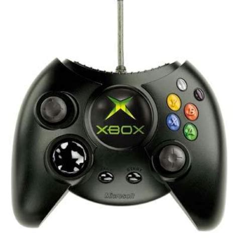 Original Microsoft OEM Xbox Fat Black Duke Controller