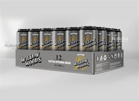 Product Packaging Design for Willow Woods Craft Beer by Get Noticed