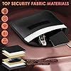 Large Faraday Key Fob Protector,Tuulin RFID Blocking Faraday Bag Cell ...