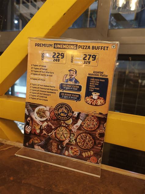 Menu at Papa Louie's Pizza, Surat
