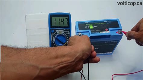 Image result for Testing 12V Battery with Multimeter