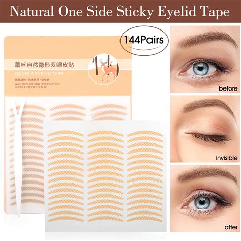 Buy Invisible Lace One Side Sticky Double Eyelid Tapes,Create Charming ...